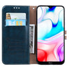 For Xiaomi Redmi 8 Business Style Oil Wax Texture Horizontal Flip Leather Case, with Holder & Card Slots & Wallet(Blue)
