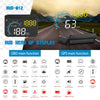 3.5" Car HUD Head-Up Display OBD2+GPS Dual Mode Speedometer
