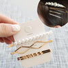 Fashion Jewelry Hairpins Clips Plated Women Pearl Hair Clips Bridal Headdress(3)