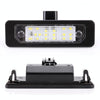2 PCS DC 12V 3W 150LM 6000K LED License Plate Light 18LEDs SMD-3528 Bulbs Lamps for Ford Mustang 2010-2014