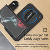 For Samsung Galaxy Watch B18 4 in 1 Mobile Phone / Earphone Universal Foldable Wireless Charger(Black)
