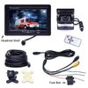 F0505 7 inch HD Car 18 IR LEDs Backup Camera Rearview Mirror Monitor, with 10m Cable