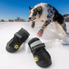 Waterproof Dog Boots, Size 7 (7x5.7cm), Black - Paw Protection