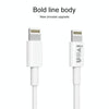 IVON CA70 8 Pin Fast Charging Data Cable, Length: 1m (White)