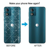 Motorola Moto E13 Back Cover Replacement (Blue)