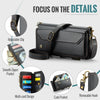 For Samsung Galaxy S25+ 5G CaseMe C36 Card Slots Zipper Wallet RFID Anti-theft Leather Phone Case(Black)