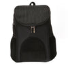 Foldable Pet Carrier Backpack, Breathable Nylon, Black - Small Dogs 7.5kg