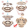 Children Wooden Mechanical Gear Perpetual Calendar 3D Puzzle Model DIY Assembled Toys