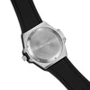CAGARNY 6868 Geometric Polygon Dial Quartz Dual Movement Watch Men TPU Strap Watch (Gray Belt Black Shell)