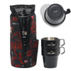 4 In 1 Set COOL CAMP CF-519 Outdoor Camping 304 Stainless Steel Coffee Cup Thermal Insulation Anti-Scald Double Vacuum Mugs