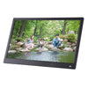 15.6 inch FHD LED Display Digital Photo Frame with Holder & Remote Control, MSTAR V53 Program, Support USB / SD Card Input(Black)