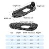 30 Point Cleats Crampons Spikes for Walking, Jogging, Hiking, Mountaineering Ice Snow Grips, Size: L()