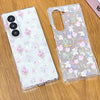 For Samsung Galaxy Z Fold5 Shell Texture Flower Pattern Protective Phone Case(Tulip)