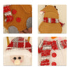 Christmas Table Decorations Home Cartoon Knife and Fork Cover(Snowman)
