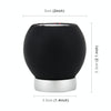 Universal Car Ball Shape Gear Shifter Lever Manual Automatic Black Leather Shift Knob Adapter