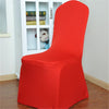 Elastic Chair Cover Weddings Banquet Restaurant Chair Covers(Red)