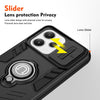For Xiaomi Redmi 12 Camshield Ring Holder Phone Case(Black)