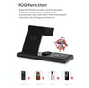 Yesido DS13 18W 4 in 1 Multifunctional Foldable Desktop Wireless Charging Stand(Black)