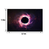2.1m x 1.5m Black Hole Starry Sky Theme Party Children's Studio Photography Background Cloth(TK1)