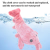 35cm Electric Jumping Shrimp USB Charging Simulation Lobster Funny Cat Plush Toy(Random Color)