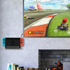 Game Console Wall Storage Bracket Game Console Accessories Storage Rack For Nintendo Switch(Transparent)