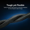 Baseus PCWL-A106 High Speed CAT7 10Gigabit Ethernet Braided Cable, Length:0.5m(Black)