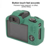 For Canon EOS R100 Glossy Soft Silicone Protective Case(Green)