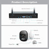 SriHome 5MP 4CH WiFi NVR System with 4 Wireless Cameras (AU)
