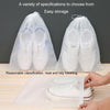 50pcs /Pack 32x48cm Large Portable Thickened Non-Woven Anti-Yellowing And Sunscreen Shoe Bag Shoe Storage Bag