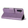 For Samsung Galaxy A56 5G Butterfly Flower Pattern Flip Leather Phone Case(Light Purple)