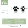 Sterling Silver Pet Paw Print Earrings Dripping Earrings