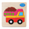 Children Educational Toy Wooden Cartoon Jigsaw Puzzle(Truck)
