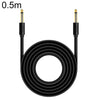 0.5m JINGHUA 6.5mm Audio Cable Male to Male Microphone Instrument Tuning Cable