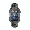 CF26 1.57inch BT5.2 Smart Bracelet Support Sleep Detection, Style:Silicone Strap(Camo Black)