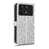For Xiaomi Redmi K70 5G / K70 Pro 5G Honeycomb Dot Texture Leather Phone Case(Silver)