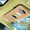 Car Visor CD DVD Disk Card Case Holder Clipper Bag Hold for 12PCS Disks(Khaki)