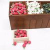 30 PCS / 3 Packs 1:12 Mini Doll House Food Play Kitchen Decoration Fruit Vegetable Miniature Carrot Radish(Red)