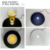 25cm LED Light Electric Rotating Display Stand Turntable (Black)