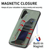 For Samsung Galaxy S25 5G Carbon Fiber Horizontal Flip Zipper Wallet Phone Case(Green)