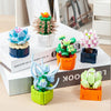 2600A CAYI Potted Plant Building Blocks Office Decoration Small Particles Assembly Puzzle Toys