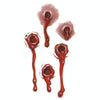 10pcs S-251 Halloween Terror Realistic Bullet Wound Blood Temporary Tattoo Sticker