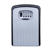 Large Grey Metal Key Safe Box - Wall Mounted with Combination Lock