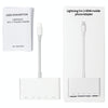 NK-1032 5 In 1 8 Pin to HDMI Multi-function Mobile Phone Converter Adapter (White)