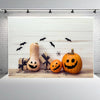 1.25x0.8m Holiday Party Photography Background Halloween Decoration Hanging Cloth, Style: WS-204