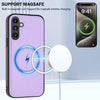 For Samsung Galaxy A13 5G / A04s CX01 Detachable Magsafe Magnetic Card Bag Phone Case(Light Purple)