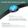 DT4 1.36 inch Silicone Watchband Color Screen Smart Watch(Black)