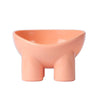 Pink Macaron Cat Bowl, Raised, Anti-Knock, Ergonomic