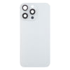 iPhone 15 Pro Max Glass Back Cover & Lens Cover - White