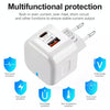 YSY-6087 20W PD + QC 3.0 Dual Ports Travel Charger Power Adapter, EU Plug
