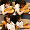 Students Double-sided Napping Pillow Office Nap Artifact Girls Sleeping Pillow, Style: L Bread